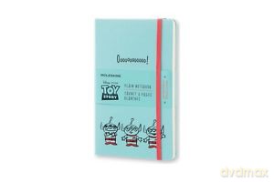 Notes Moleskine specjalna edycja L Toy Story błękitny gładki w twardej oprawie 13x21cm (MOLESQP062)