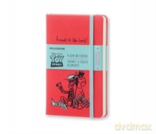 Notes Moleskine specjalna edycja P Toy Story czerwony gładki w twardej oprawie 9x14cm (MOLESQP012)