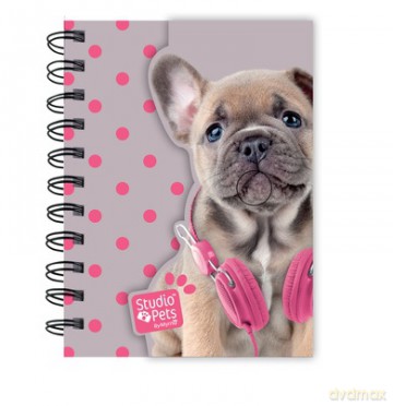 Notes na spirali A6 Studio Pets PES-3630