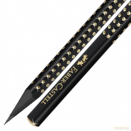 Ołówek B FABER CASTELL Sparkle Midnight gold B 1szt