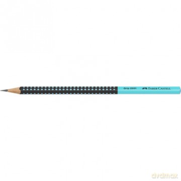 Ołówek Grip 2001 two tone czarno-turkusowy
