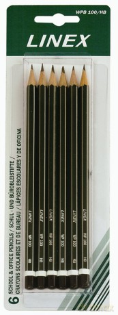 Ołówek Linex HB blister 6szt.