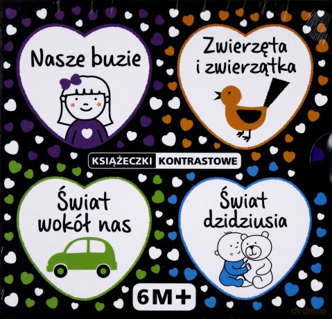 Kontrastowe Książeczki Box 6m+ [KSIĄŻKA]