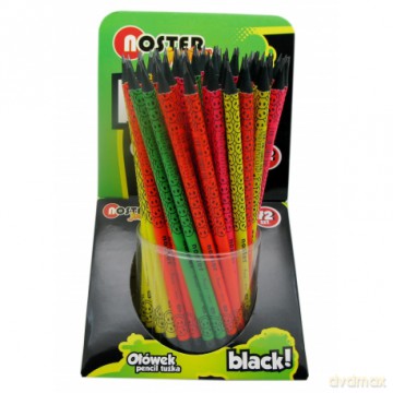 Ołówek Noster Black OW-312 pakowany w tube po 72 sztuki (OŁÓ24)