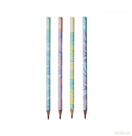 Ołówek trójkątny 2B PASTEL TWIST 1szt (72szt/disp)