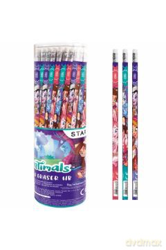 Ołówek z gumką Enchantimals 48szt/opak