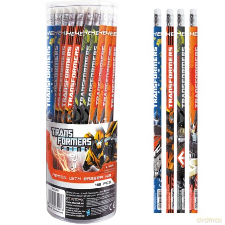Ołówek z gumkąTransformers (298344) 1SZT