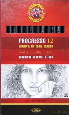 Ołówki bezdrzewne Koh-I-Noor Progresso 2B 8911
