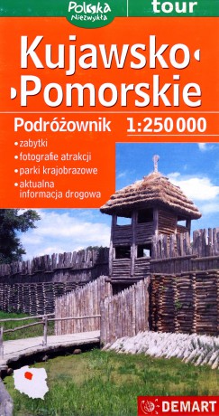 Kujawsko-Pomorskie Podróżownik Mapa Samochodowa