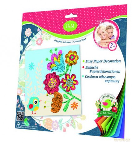 Ozdobna kartka - zrób to sam - 3D kwiaty
