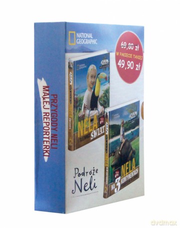 Pakiet Nela i tajemnice świata + Nela na 3 kontynentach - Nela [KSIĄŻKA]