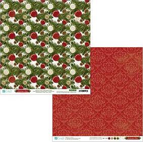 Papier dwustronny 30,5 x 30,5 cm - Christmas Time 02, 5 szt. (PYDU-011-P02)