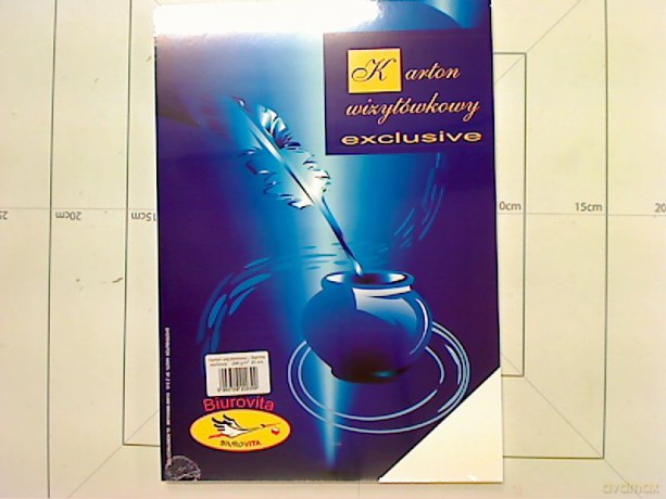 Papier ozdobny (wizytówkowy) Biurovita A4 tkanina workowa biała 246g (1 opak = 20ark)
