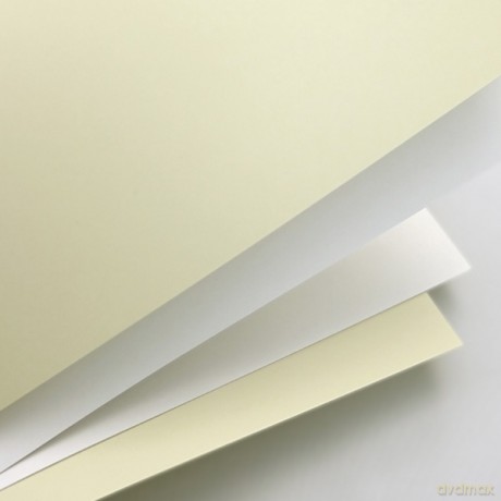 Papier ozdobny (wizytówkowy) Galeria Papieru gładki kremowy A4 kremowy 250g