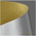 Papier ozdobny (wizytówkowy) Galeria Papieru Milenium złoto-srebny 5szt./op 250g/m2 A1 209765