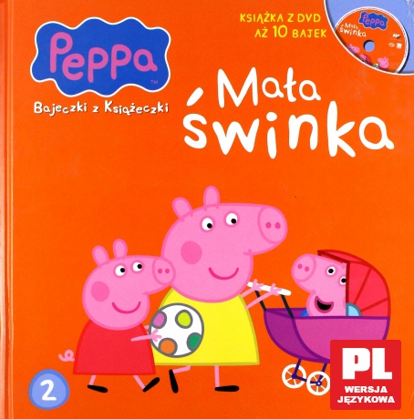 Mała Świnka Świnka Peppa Bajeczki Z Książeczki [KSIĄŻKA+DVD]