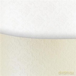 Papier ozdobny (wizytówkowy) Galeria Papieru ornament biały A4 220gop.20szt.