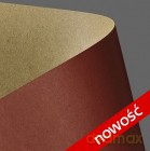Papier ozdobny (wizytówkowy) Kraft czerwony 275g op. 20 sztuk