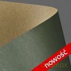 Papier ozdobny (wizytówkowy) Kraft zielony 275g op. 20 sztuk