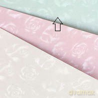 Papier ozdobny (wizytówkowy) małe róże blekitne 220g