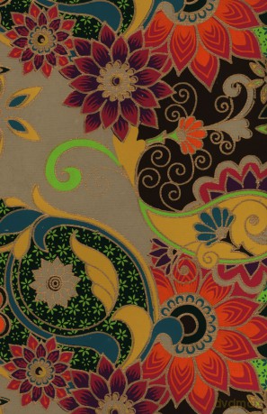 Papiery ozdobne India kwiaty 20x29 cm 10 arkuszy