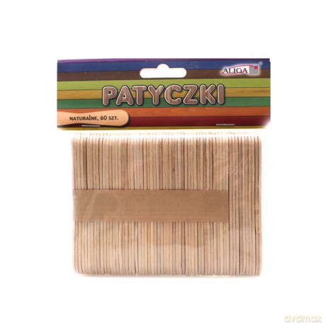 Patyczki bezbarwne (1 opak = 60szt)