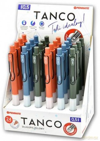 Penmate DŁUGOPIS ŻELOWY TANCO 0.5 mm NIEBIESKI 24szt
