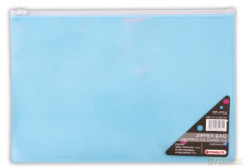 Penmate Koperta na zamek A4 PP-P56 niebieska