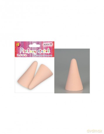 Piankowy stożek średnica podstawy 4cm wys 7cm 2szt/opak MW-1014