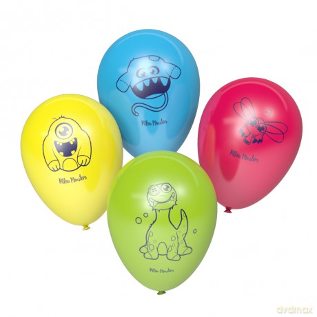 Pillow Monsters balony z nadrukiem 28 cm