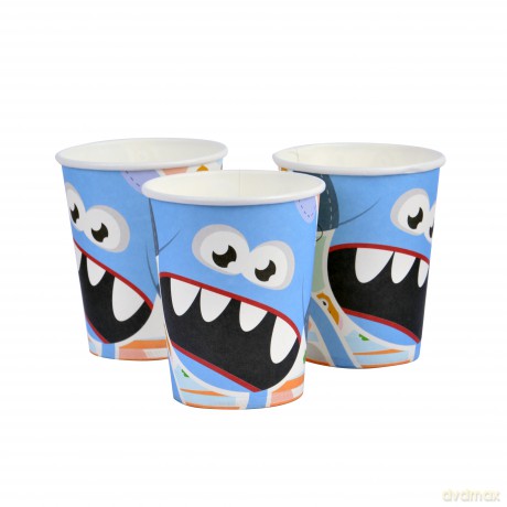 Pillow Monsters kubki 180/200 ml (8szt.)