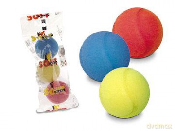 Piłka piankowa Soft 7cm 3sztuk/kpl