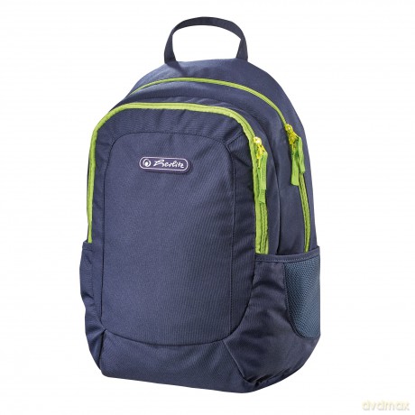 Plecak młodzieżowy Navy blue/lime