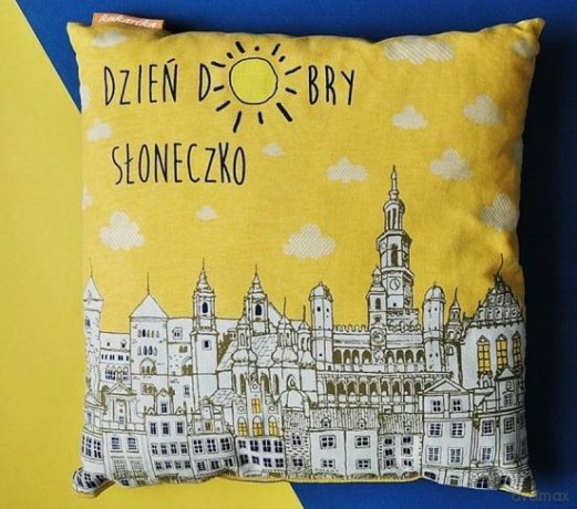 Poduszka dzień dobry/ dobranoc