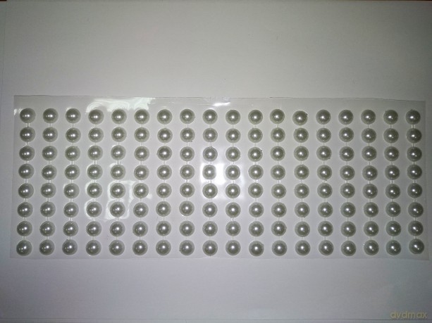 Półperełki białe 10mm 144szt