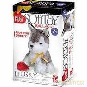 Przytulanki pluszowe pieski - husky 15cm