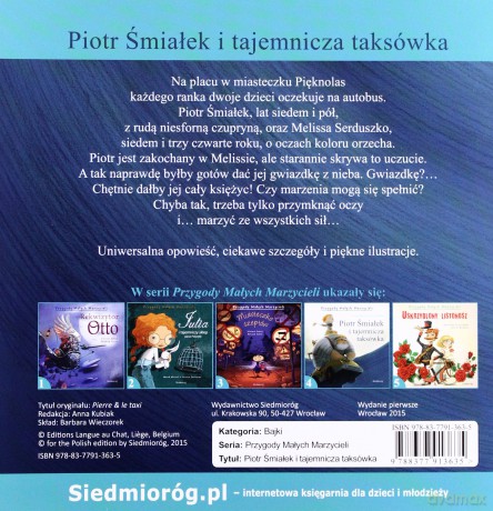 Piotr Śmiałek I Tajemnicza Taksówka - Jerome Pelissier, Carine Hinder [KSIĄŻKA]
