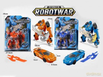Robot transformujący na karcie [FIGURKA]