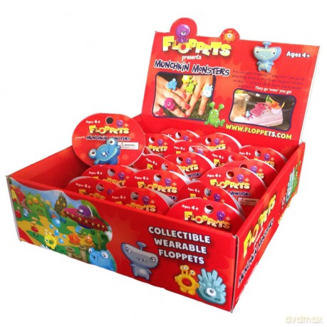 Rzepki potworki czerwone - Floppets