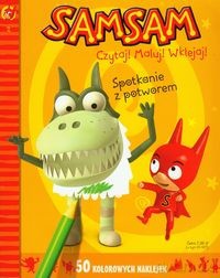 SamSam Czytaj! Maluj! Wklejaj! Spotkanie z potworem [KSIĄŻKA]