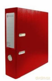 Segregator A4 7,5cm pp basic czerwony