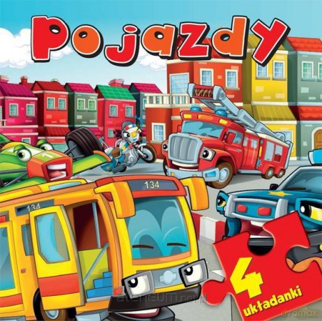 Pojazdy Puzzle [KSIĄŻKA]