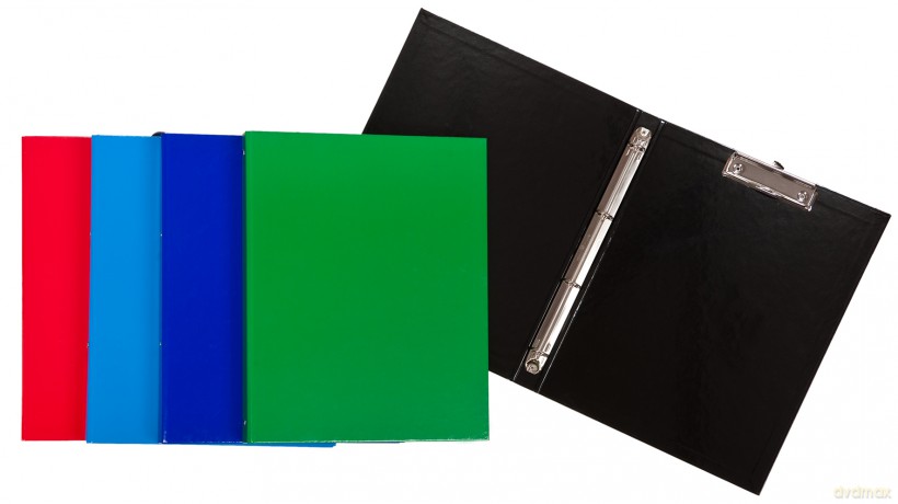 Segregator A4/2 5/4R z clipem różowy (CET-033-3)