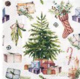 Serwetka BN Lunch Decor Christmas at home 33x33 20szt./op.