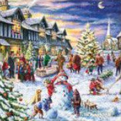 Serwetka BN Lunch Decor Christmas market 33x33 20szt./op.