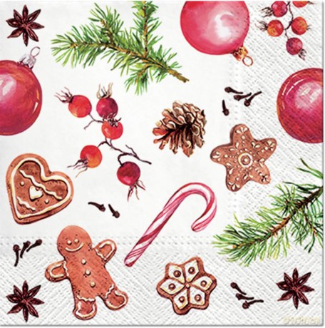 Serwetka BN Lunch Decor Homemade Sweets 33x33 20szt./op.