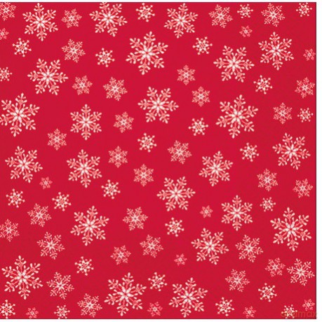 Serwetka BN Lunch Decor Stars Everywhere (red) 33x33 20szt./op.