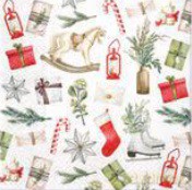 Serwetka BN Lunch Decor Vintage holidays 33x33 20szt./op.