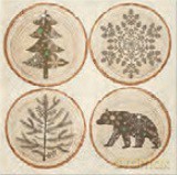 Serwetka BN Lunch Decor Wood slice 33x33 20szt./op.