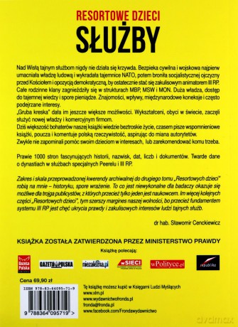 Resortowe Dzieci Służby - Dorota Kania, Jerzy Targalski, Maciej Marosz [KSIĄŻKA]